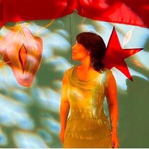 Vibrant Sleeveless Dress